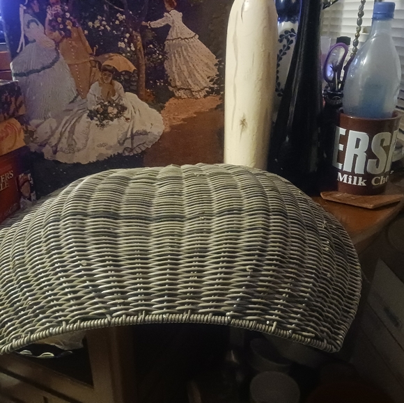 β€Pier 1 Huge Chef Wicker Serving Tray 20"Γ14"Γ5",Table Fruit Center Piece.π₯° - Picture 11 of 16